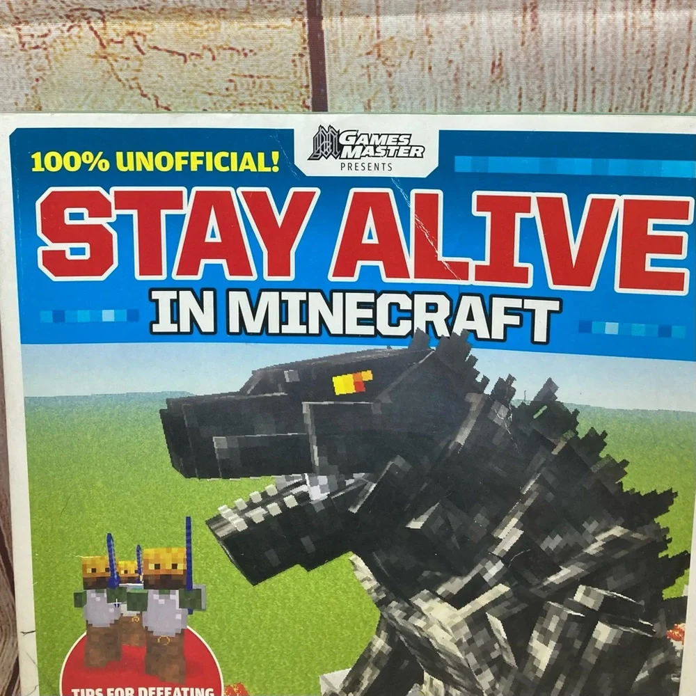 MINECRAFT: 100% Unofficial Stay Alive In Minecraft Book Scholastic Game Master
